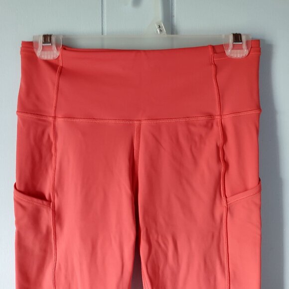Lululemon Athletica Fast & Free 7/8 Tight II Nulux 25" - Red Orange - Picture 3 of 11